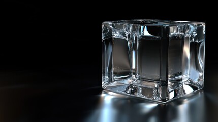Crystal Cube Reflection
