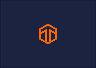 letter t with hexagon logo icon design vector design template inspiration