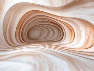 Swirling abstract pattern in warm earth tones
