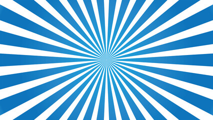 Abstract Blue And White Sunburst Background Design Pattern