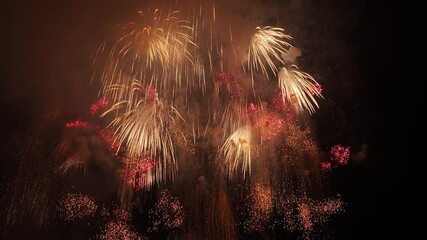 Large-scale fireworks display