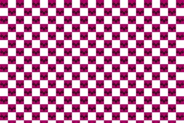 chess thimble, background with squares, chees, red wallpaper, ornament, squares, white and pink background, illustration, geometry, pink, pinky, pixel, design, chess, pawn, pattern, pink background