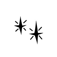 Obraz premium doodle sparkling stars lines