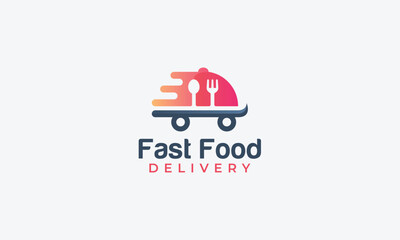 Fast food logo design vector template