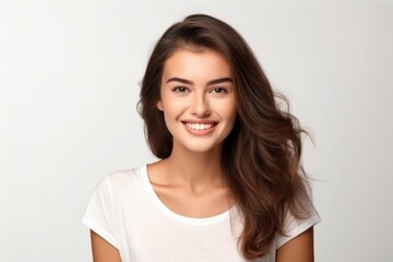 Fototapeta premium Portrait women adult smile.