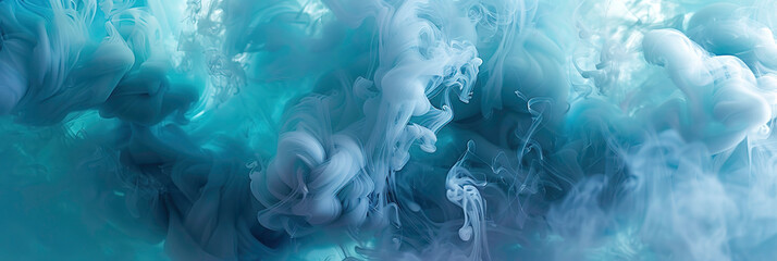 Obraz premium Background from colored paints. Multicolored waves of bright paints on white background.