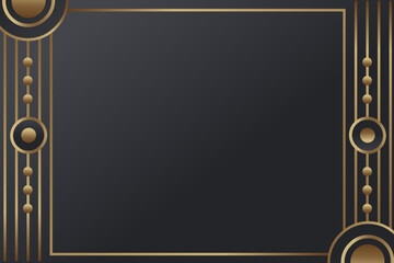 A Luxurious Black Gold Background of High-Quality Images