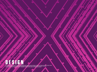 Purple, Purple pink gradient vector texture with abstract lines. Smart illustration in abstract style with gradient lines. Simple template for your design.