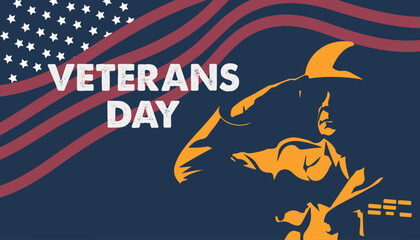 honoring veterans day with the us flag - celebrating americas heroes