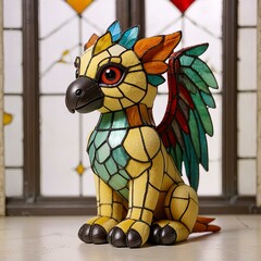Visual Plush griffin toy, high quality