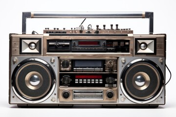 Fototapeta premium Boombox electronics stereo radio.