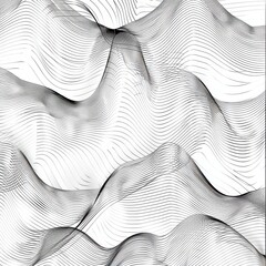 Intricate Linear Waves Forming a Unique Pattern