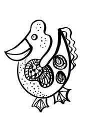 duck with heart,bird, cartoon, animal, chicken, illustration, vector, hen, rooster, farm, duck, funny, drawing, egg, poultry, cute, fun, beak, nature, fowl, character, icon, parrot, wing, wild, design