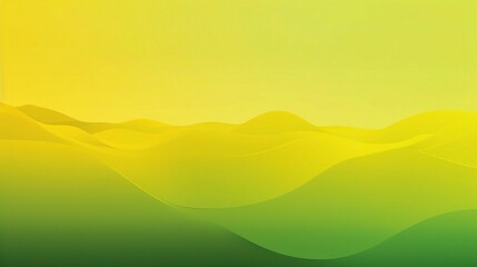 Obraz premium Soft Gradient Transition from Green to Yellow