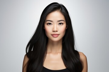 Naklejka premium Portrait adult photo skin.
