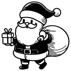 Santa Claus Illustration.