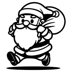 Santa Claus Illustration.