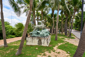 City park in Pattaya, Thailand