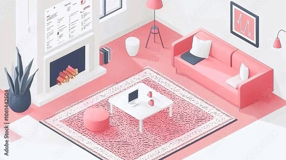 Poster explore a futuristic digital workspace designed for seamless collaboration and productivity enhancem