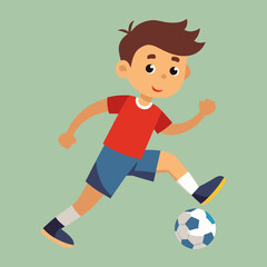 child soccer player