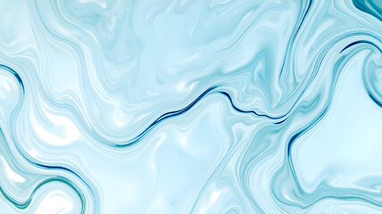  Abstract light blue marble swirls