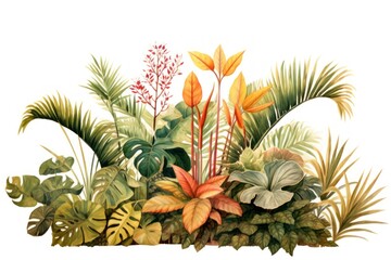Obraz premium Plant painting nature flower.