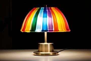 colorful metal table lamp a playful table lamp with a metal base