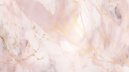 Fototapeta premium Soft Pink and Gold Watercolor Background Design