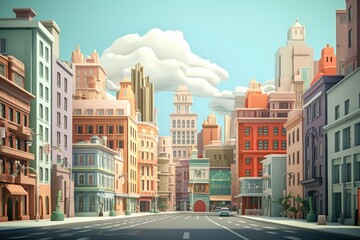 City architecture metropolis cityscape.