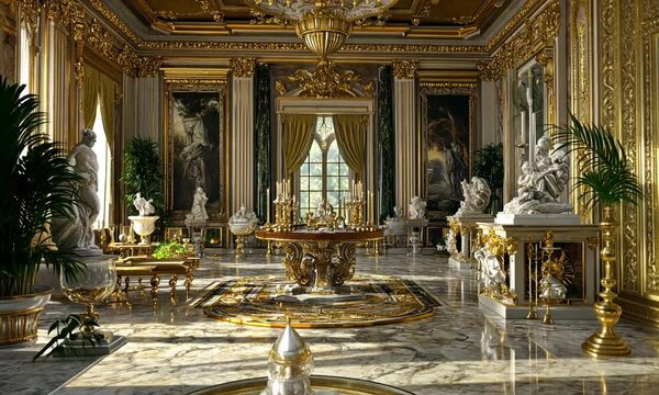 Luxurious Golden Interior Design