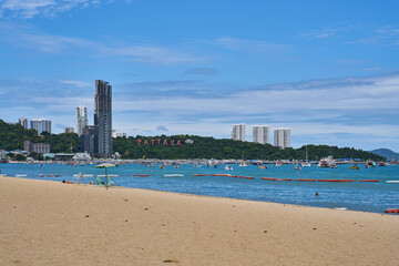 The beach of Pattaya, Thailand