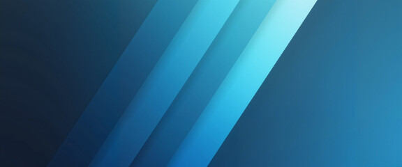 Abstract Geometric Shapes in Blue Tones Representing Modern Design