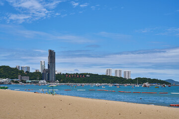The beach of Pattaya, Thailand	