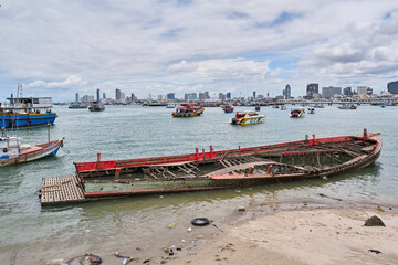 Ship wreck in Pattaya, Thailand	