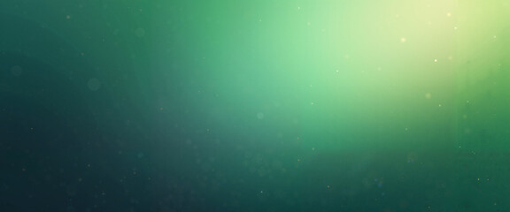 Ethereal Green Abstract Background with Luminous Particles for Cosmic Inspiration