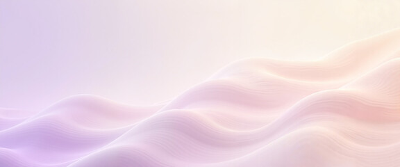Ethereal Waves in Pastel Hues Representing Tranquility and Softness
