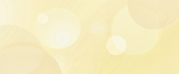 Soft Geometric Shapes in Pale Yellow Tones for Tranquil Abstract Background