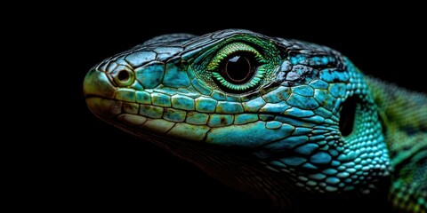 Fototapeta premium Lizard Eye Close-Up
