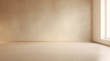Soft Beige Texture with Light Reflections in Room
