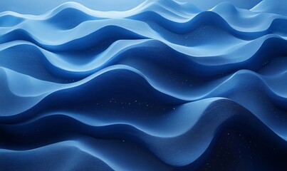 Obraz premium Deep Blue Colors Gradient Background with a Grainy Texture, Generative AI