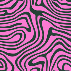 Seamless abstract pattern with curved lines, a maze. Design for fabric, Wallpaper, and cards