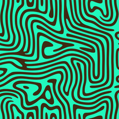 Seamless abstract pattern with curved lines, a maze. Design for fabric, Wallpaper, and cards