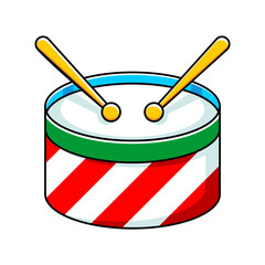 Drum icon. Outline icons. Holiday symbol