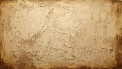 Obraz premium Painting of a brown and white abstract painting with a brown background