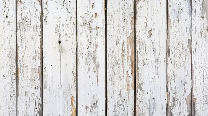Obraz premium Wooden Fence with Peeling Paint
