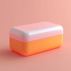 Minimalist Retro-Inspired Pastel Container