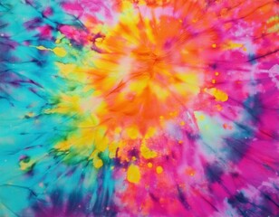 Tie dye is a vibrant color that is very colorful