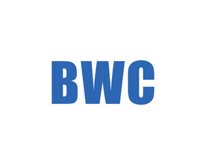 BWC logo design vector template. BWC