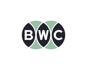 BWC logo design vector template. BWC