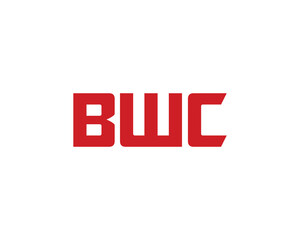 BWC logo design vector template. BWC